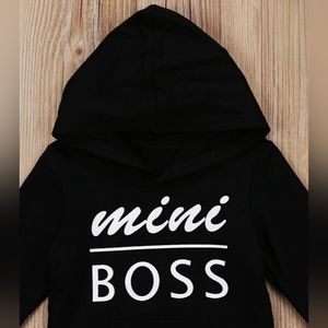 Super Cute "Mini Boss" Toddler Hoodie - Size 3-4T